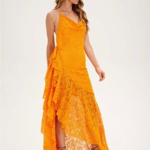 For Love & Lemons CARMELA Maxi Dress